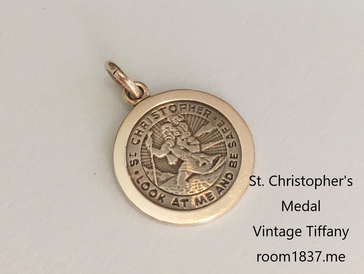Vintage Tiffany Review 02 - St.Christopher's Medal